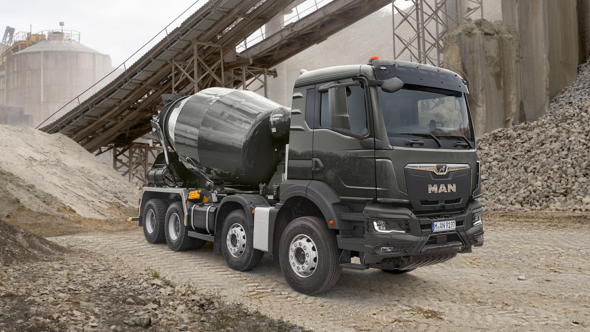MAN truck mixers