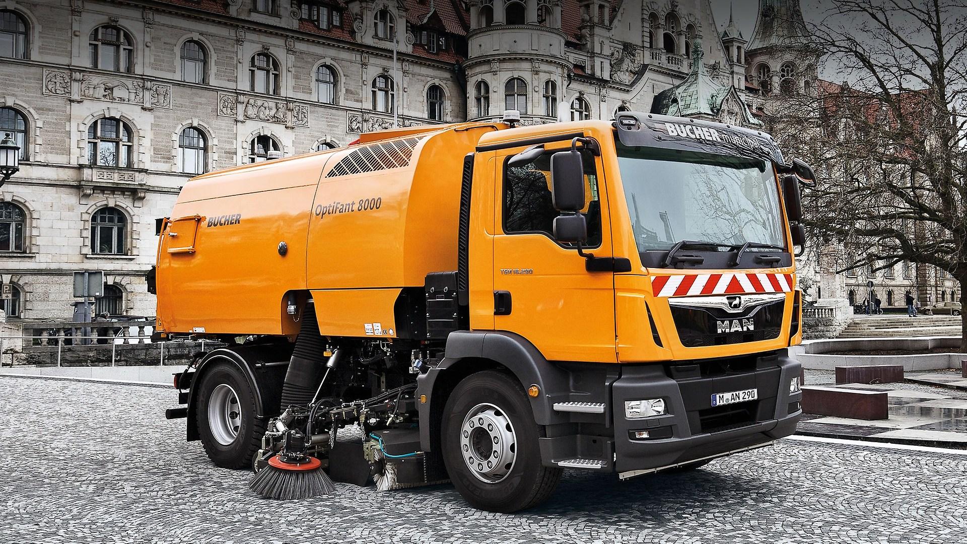 MAN special vehicles for agricultural and forestry applications.