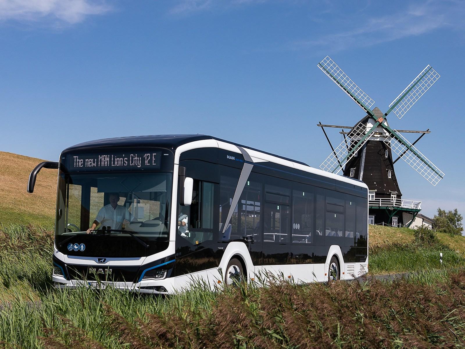 man lion’s city&nbsp;e, electric bus, man electric bus, electric buses, switzerland, test drive, historical centre